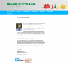 Website van mediator Peter van Essen, bemiddelaar bij zakelijke en priveconflicten